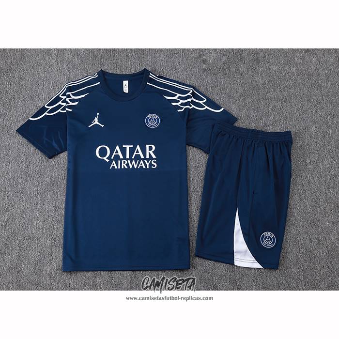 Chandal del Paris Saint-Germain 2025-2026 Manga Corta Azul - Pantalon Corto
